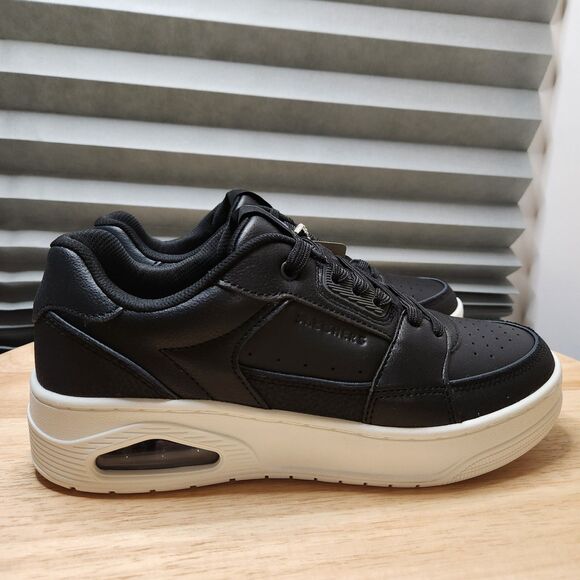 Skechers Uno Courted Sneakers – Women’s 9.5, Black - memory foam - Picture 4 of 11